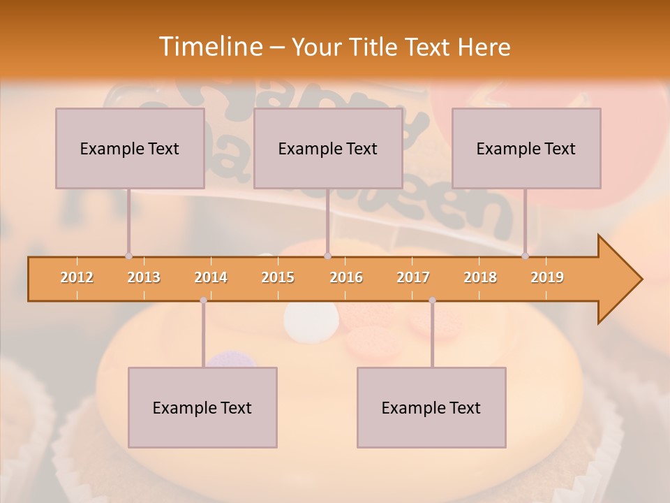 Treat Fairy Cake Home Baking PowerPoint Template