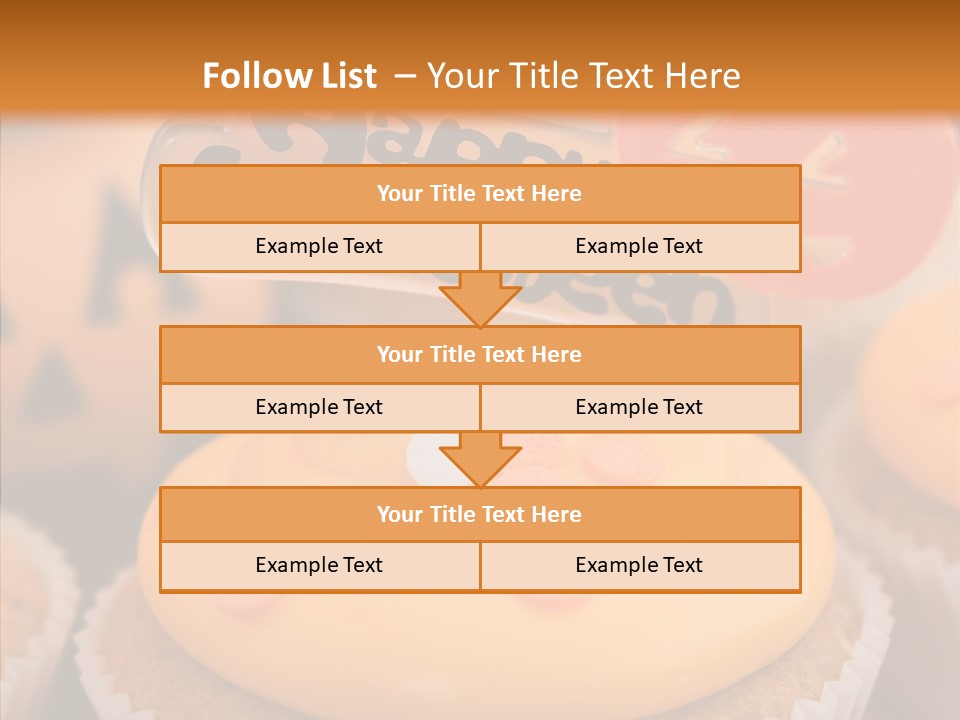 Treat Fairy Cake Home Baking PowerPoint Template