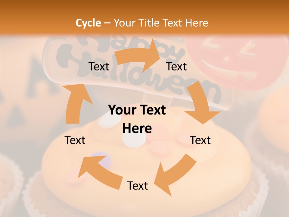 Treat Fairy Cake Home Baking PowerPoint Template