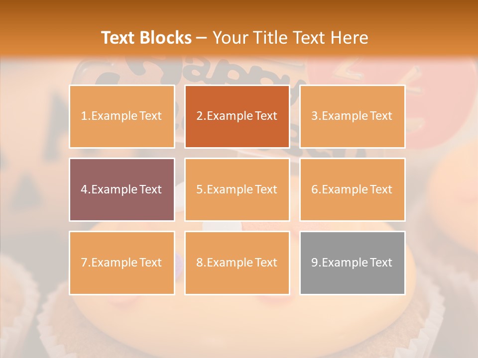 Treat Fairy Cake Home Baking PowerPoint Template