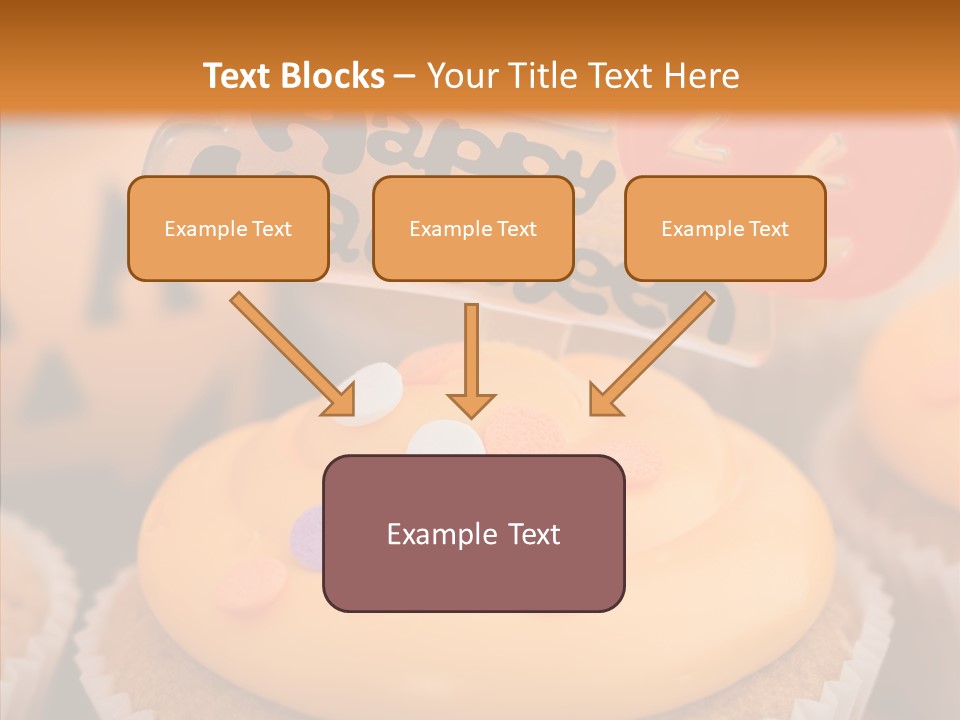 Treat Fairy Cake Home Baking PowerPoint Template