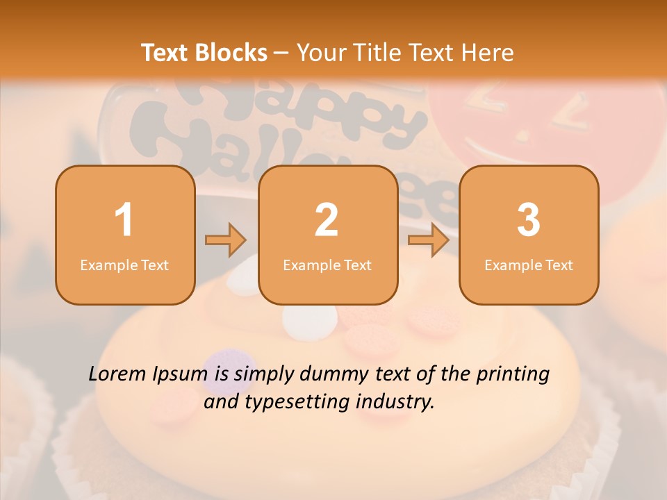 Treat Fairy Cake Home Baking PowerPoint Template