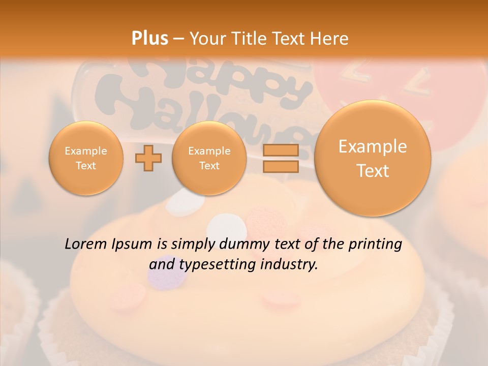 Treat Fairy Cake Home Baking PowerPoint Template