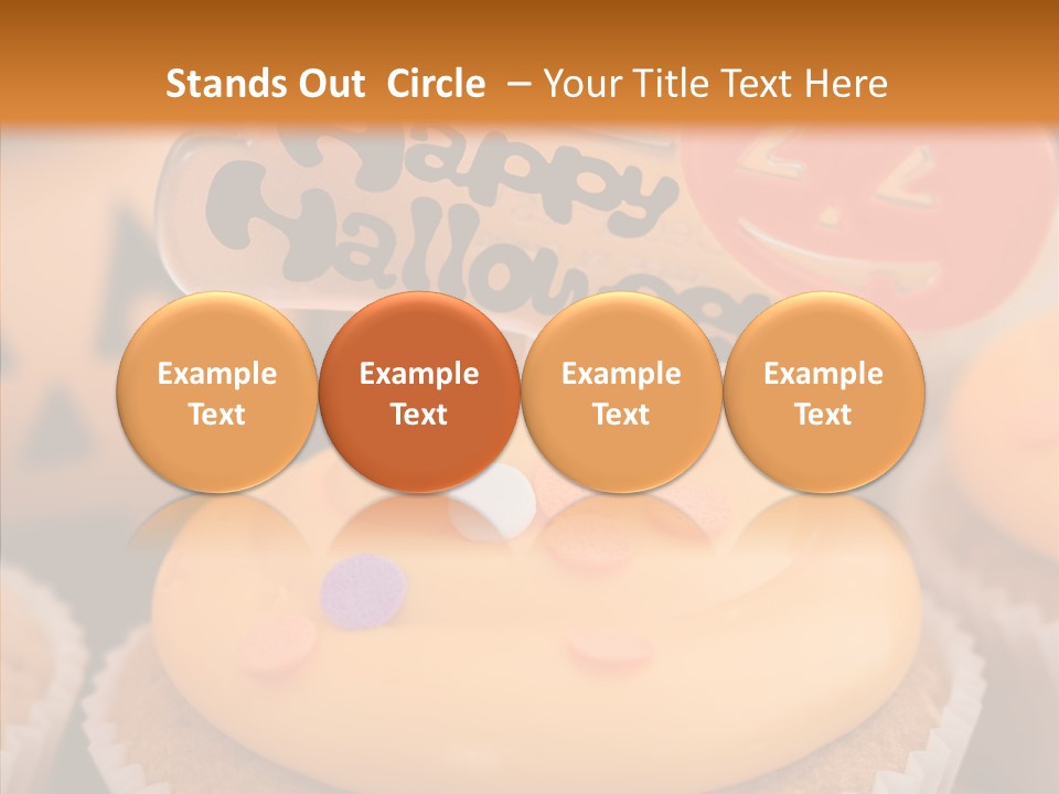 Treat Fairy Cake Home Baking PowerPoint Template