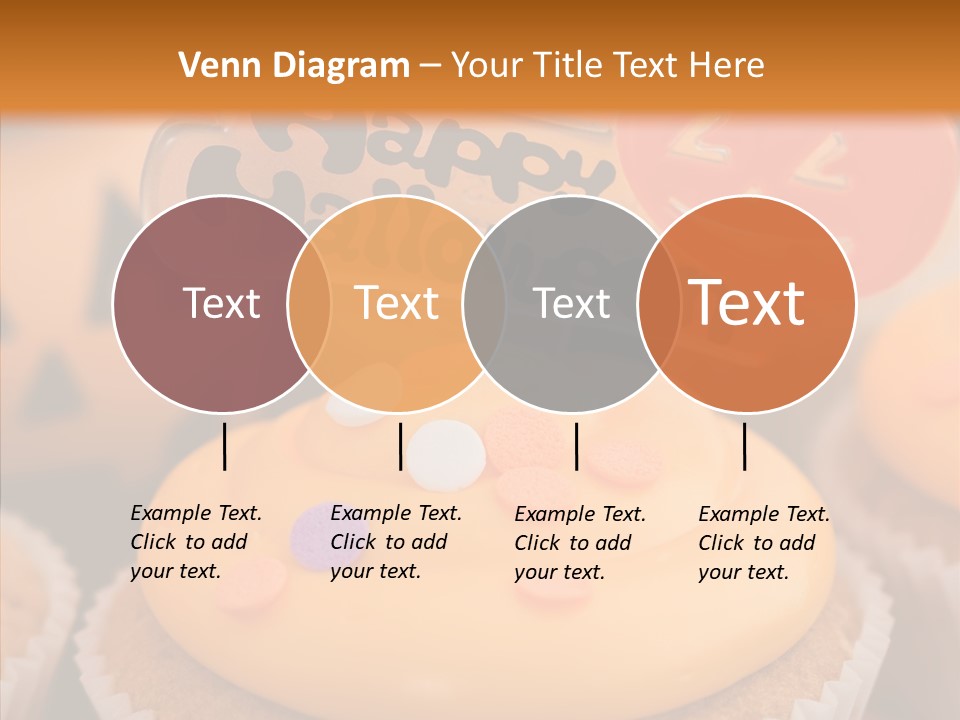 Treat Fairy Cake Home Baking PowerPoint Template
