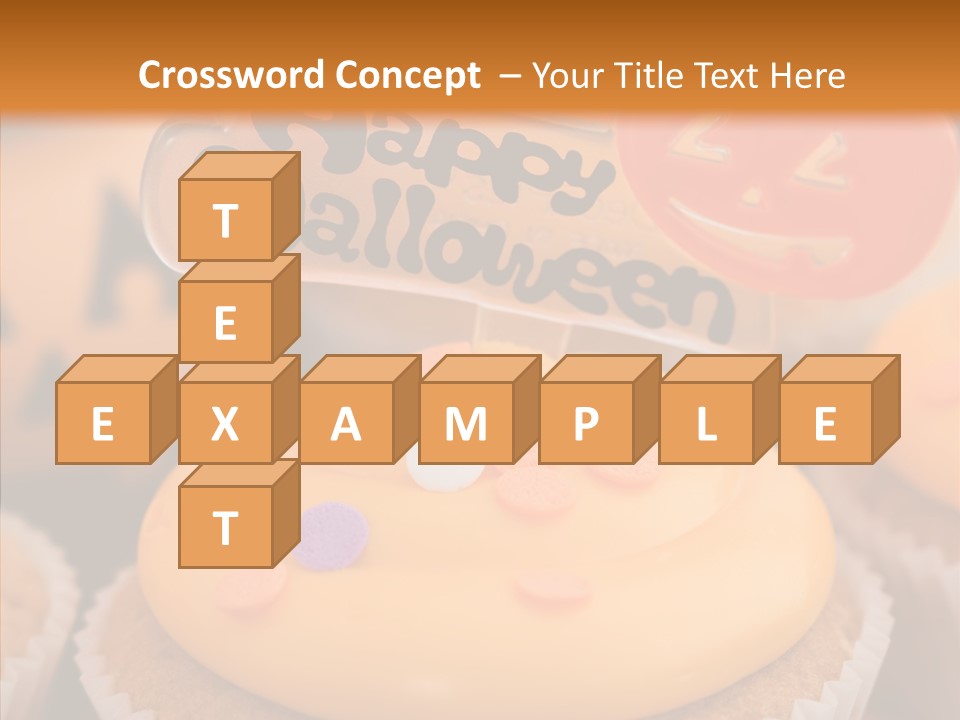 Treat Fairy Cake Home Baking PowerPoint Template