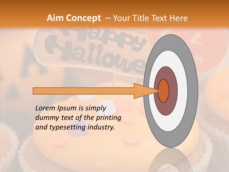 Treat Fairy Cake Home Baking PowerPoint Template