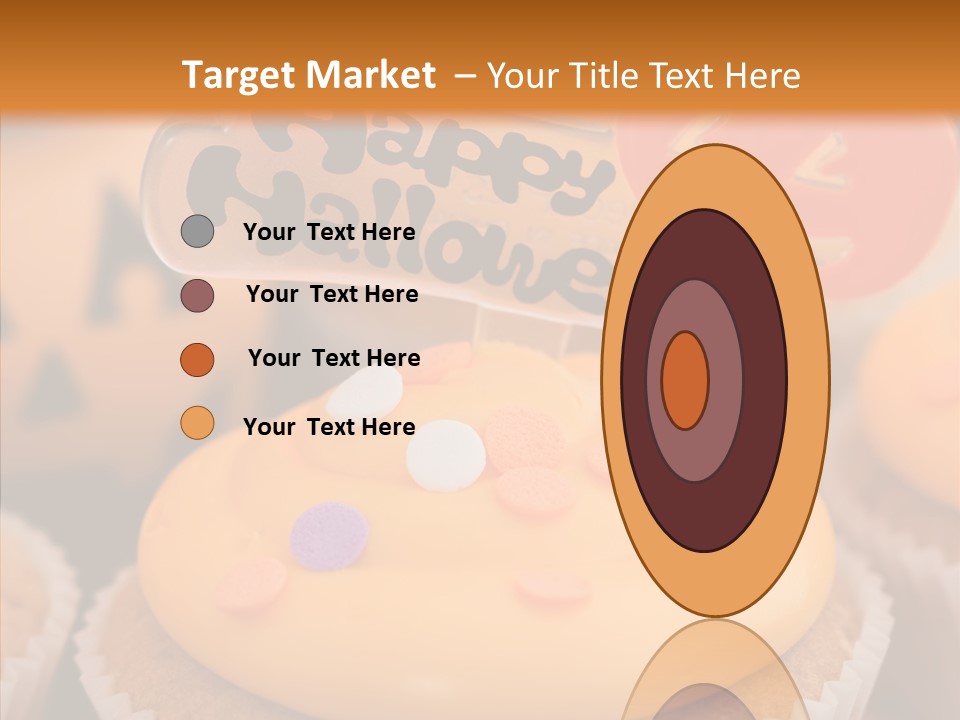 Treat Fairy Cake Home Baking PowerPoint Template