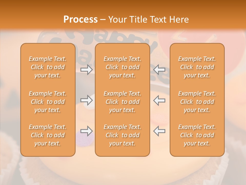 Treat Fairy Cake Home Baking PowerPoint Template