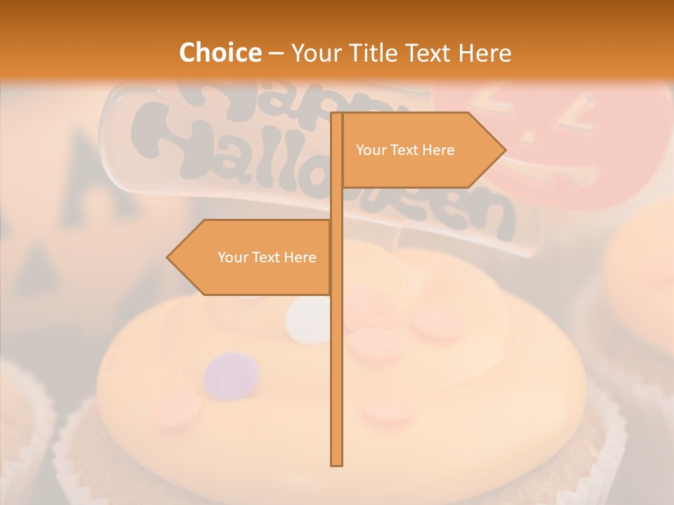 Treat Fairy Cake Home Baking PowerPoint Template