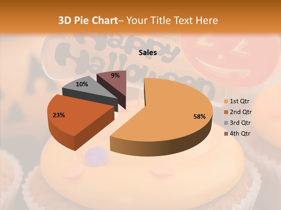 Treat Fairy Cake Home Baking PowerPoint Template