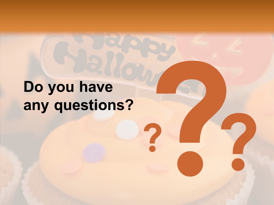 Treat Fairy Cake Home Baking PowerPoint Template