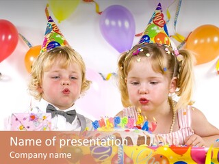 Surprise Birthday Colour PowerPoint Template