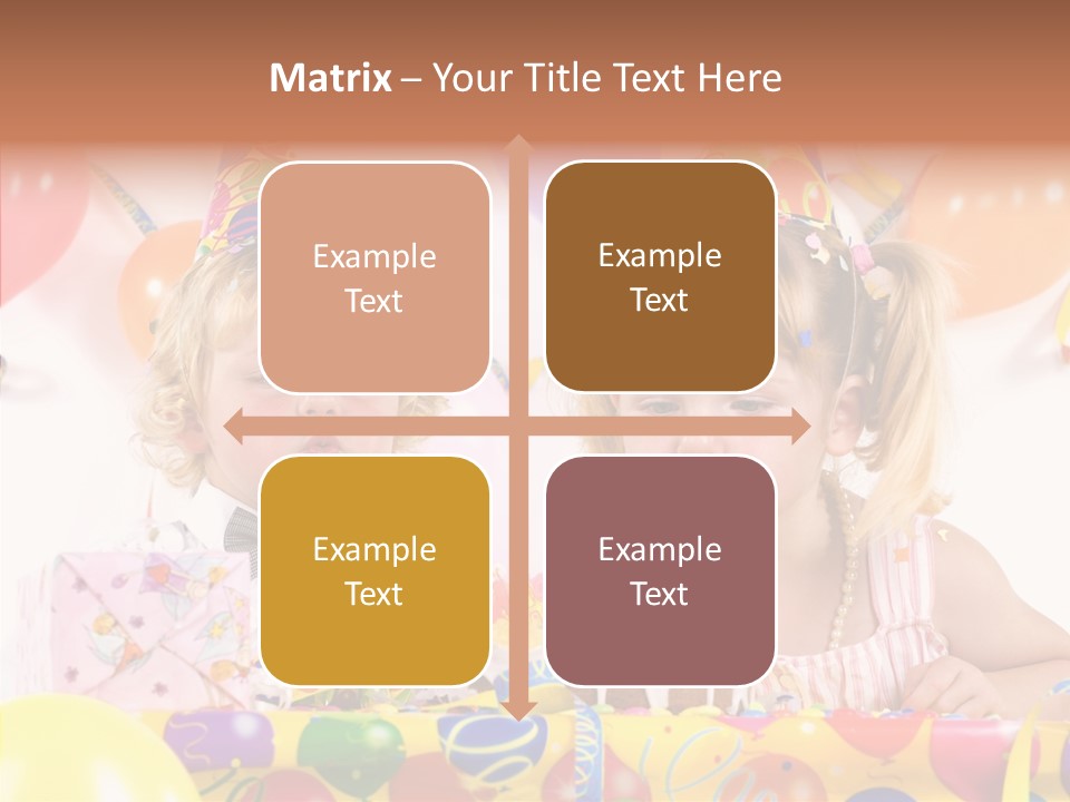 Surprise Birthday Colour PowerPoint Template