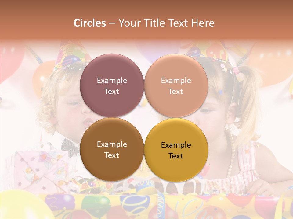 Surprise Birthday Colour PowerPoint Template