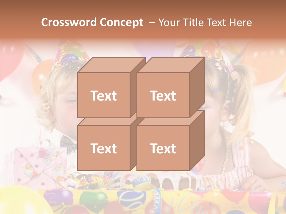 Surprise Birthday Colour PowerPoint Template