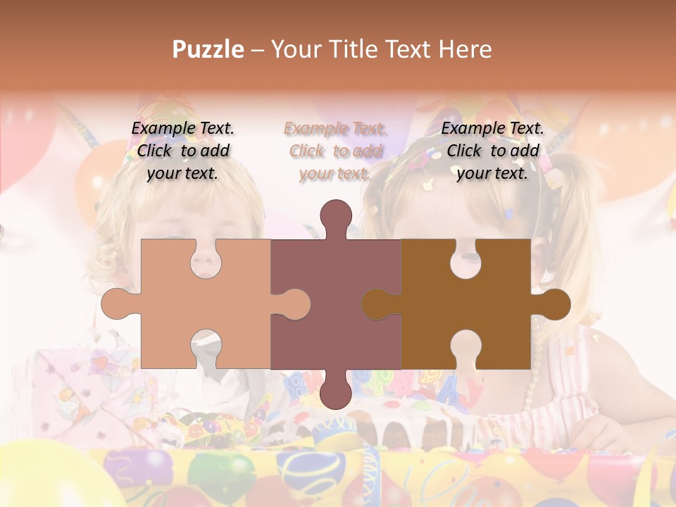 Surprise Birthday Colour PowerPoint Template