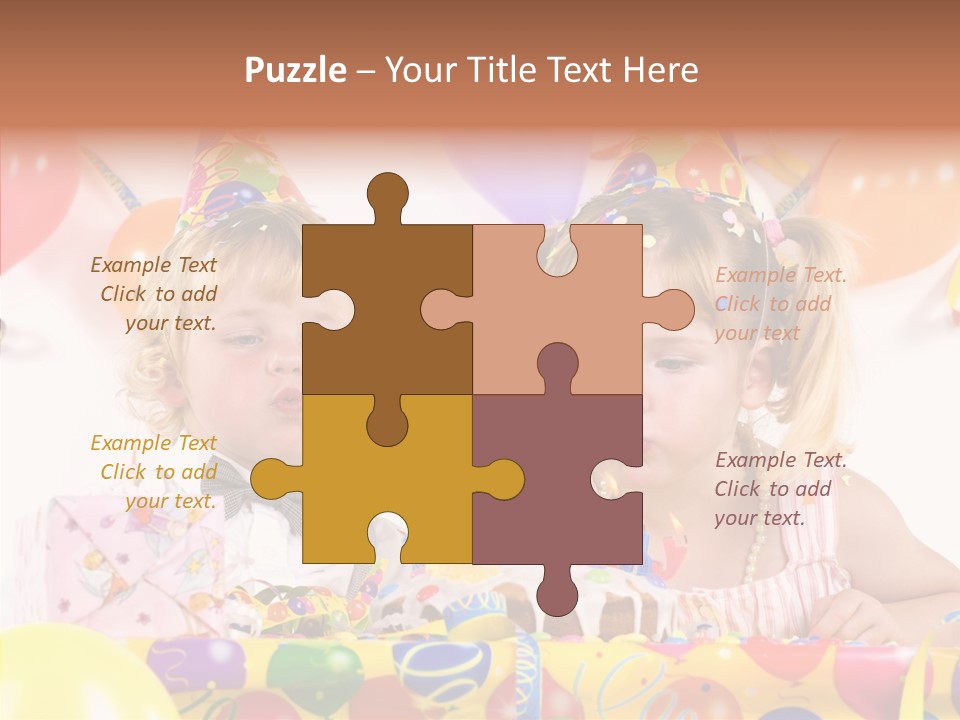 Surprise Birthday Colour PowerPoint Template