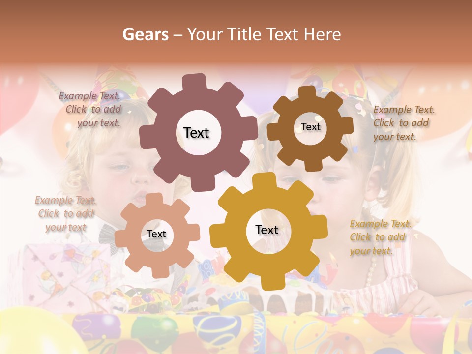 Surprise Birthday Colour PowerPoint Template