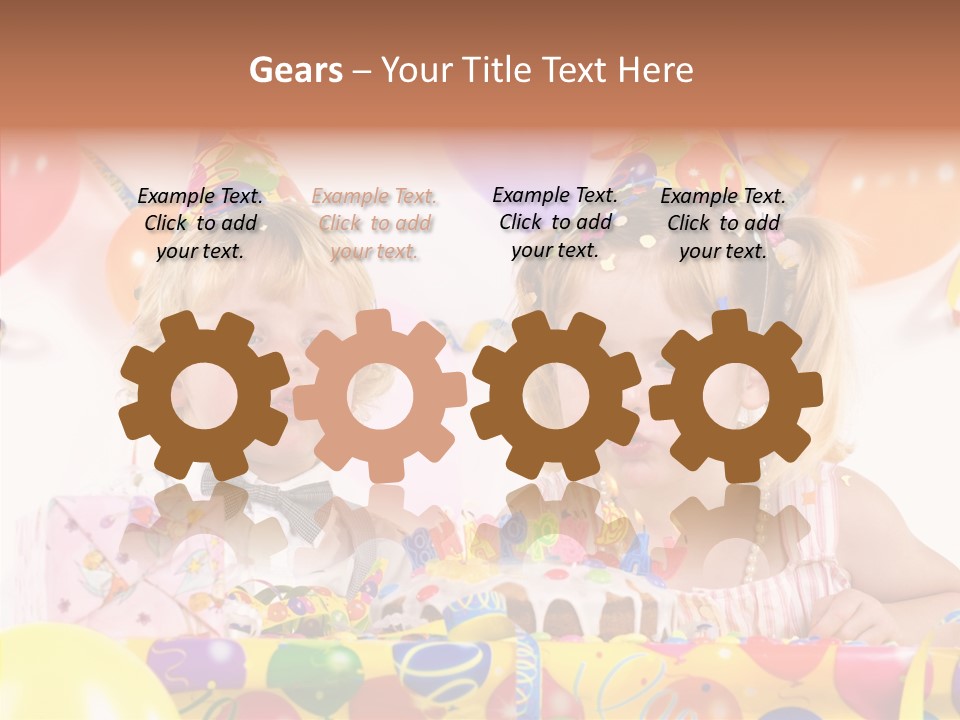 Surprise Birthday Colour PowerPoint Template