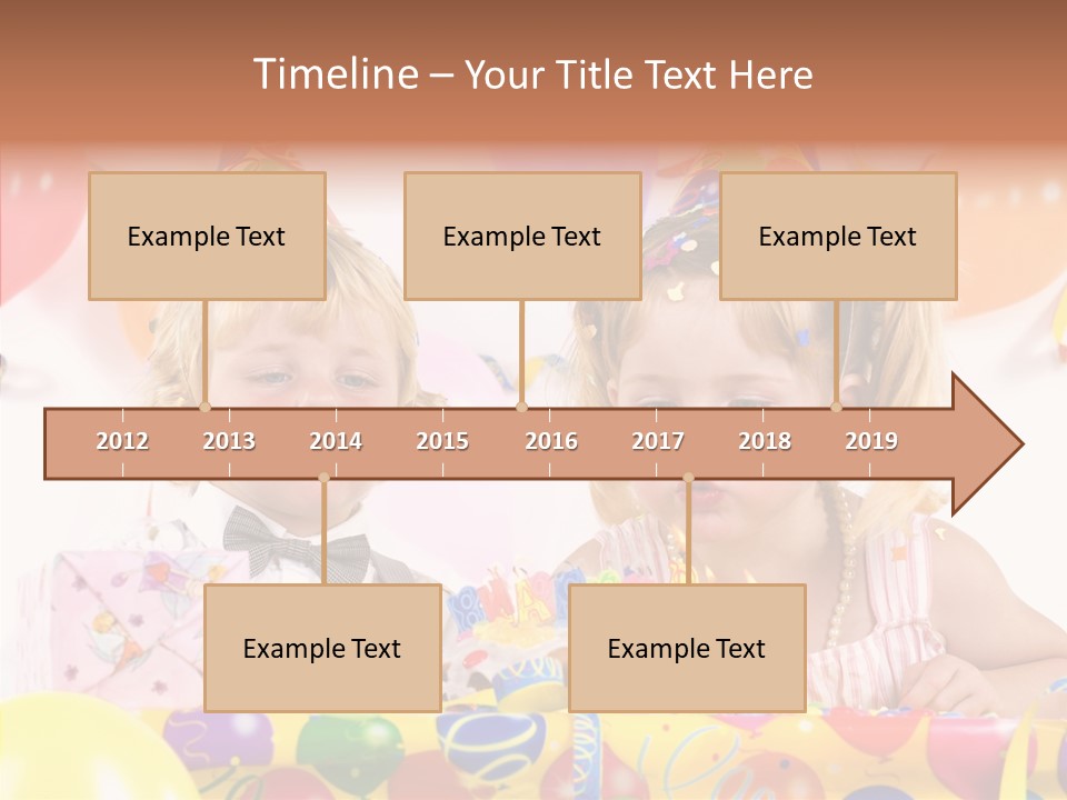 Surprise Birthday Colour PowerPoint Template