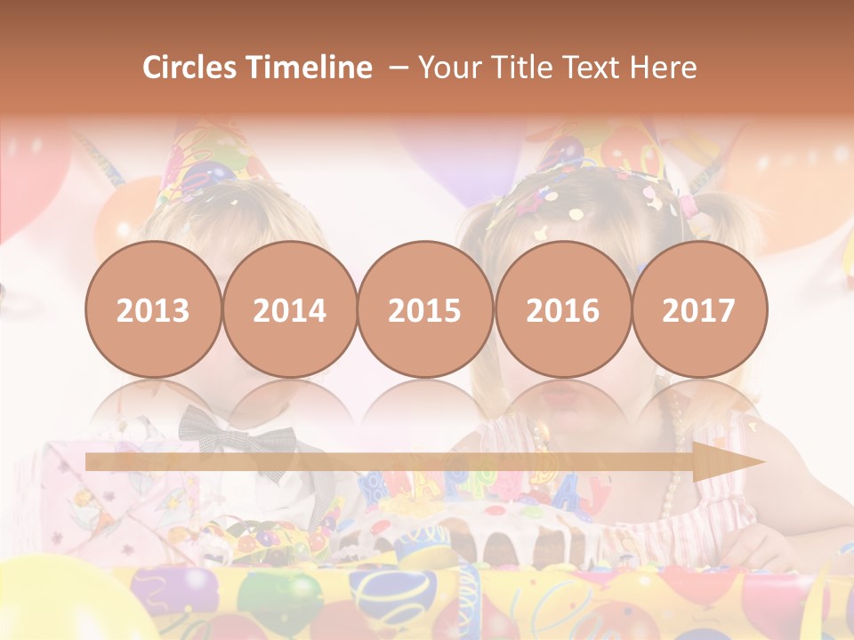 Surprise Birthday Colour PowerPoint Template