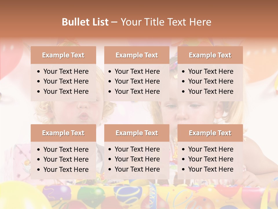 Surprise Birthday Colour PowerPoint Template