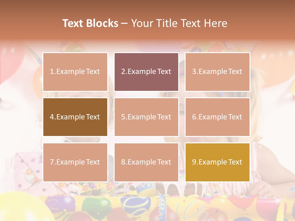 Surprise Birthday Colour PowerPoint Template