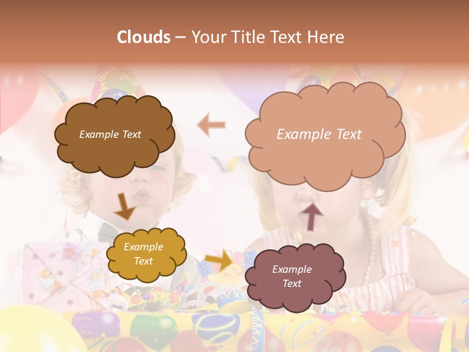 Surprise Birthday Colour PowerPoint Template