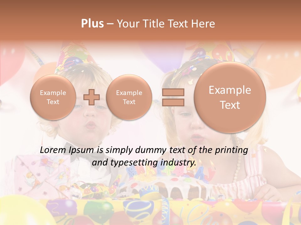 Surprise Birthday Colour PowerPoint Template