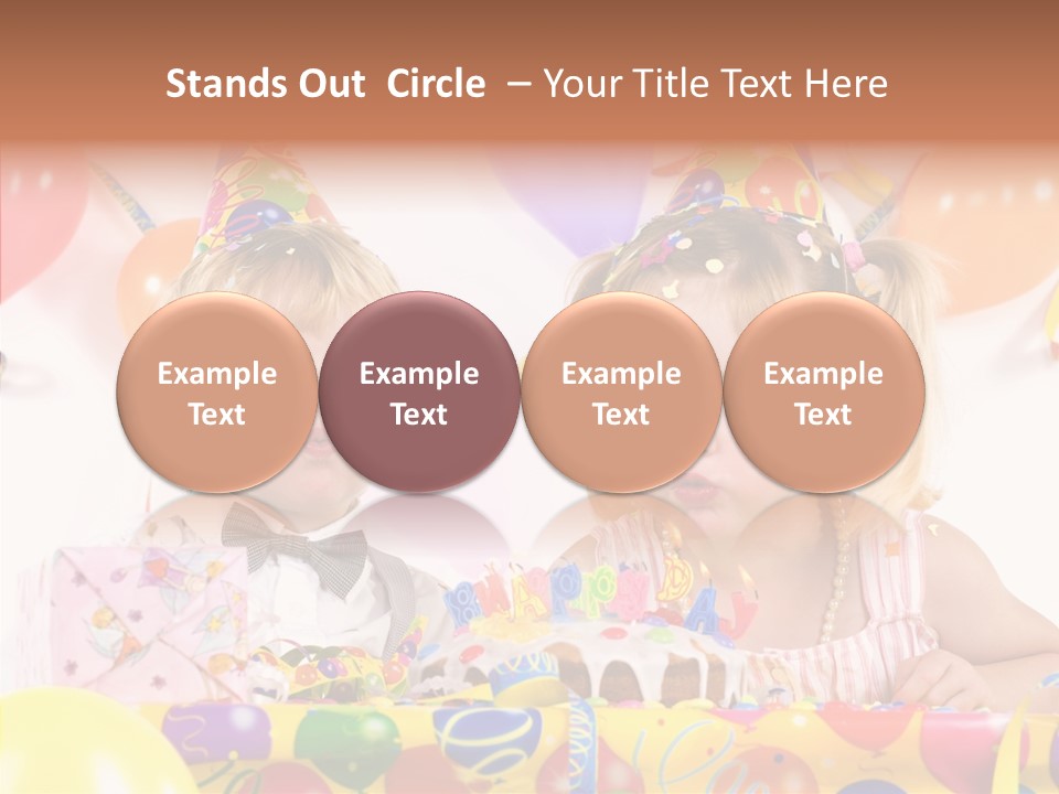 Surprise Birthday Colour PowerPoint Template
