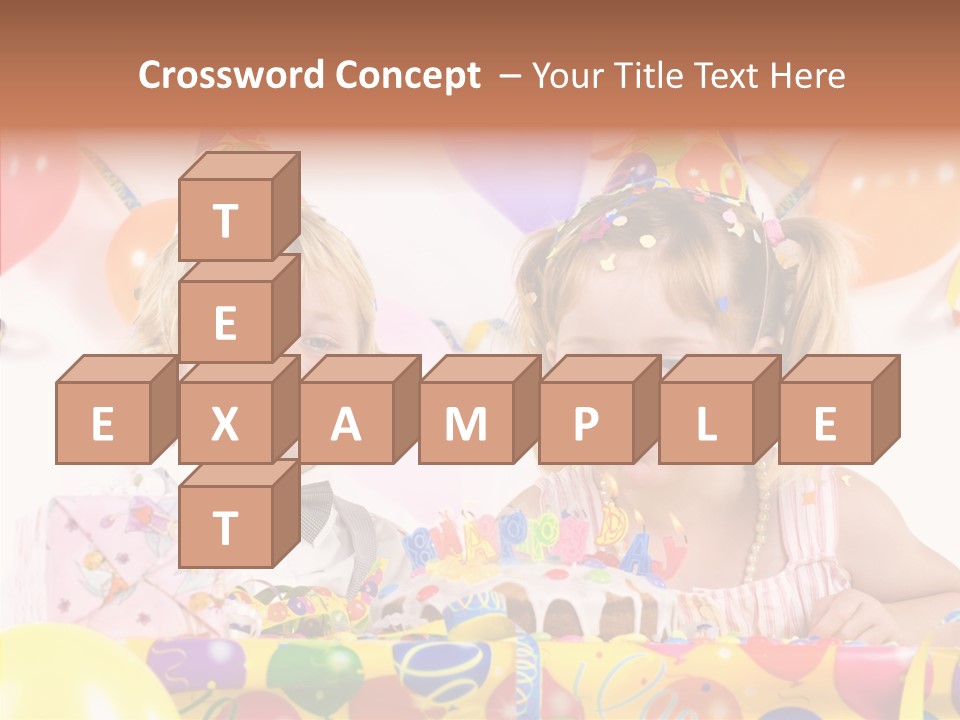 Surprise Birthday Colour PowerPoint Template