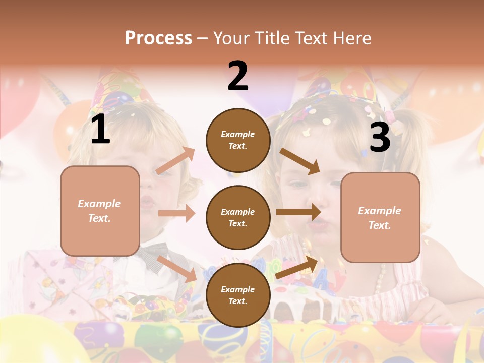 Surprise Birthday Colour PowerPoint Template