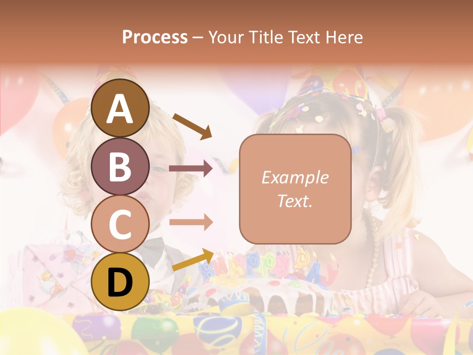 Surprise Birthday Colour PowerPoint Template