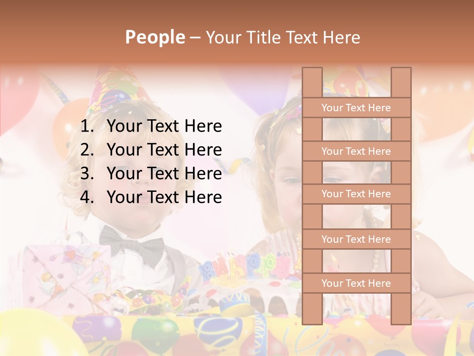 Surprise Birthday Colour PowerPoint Template