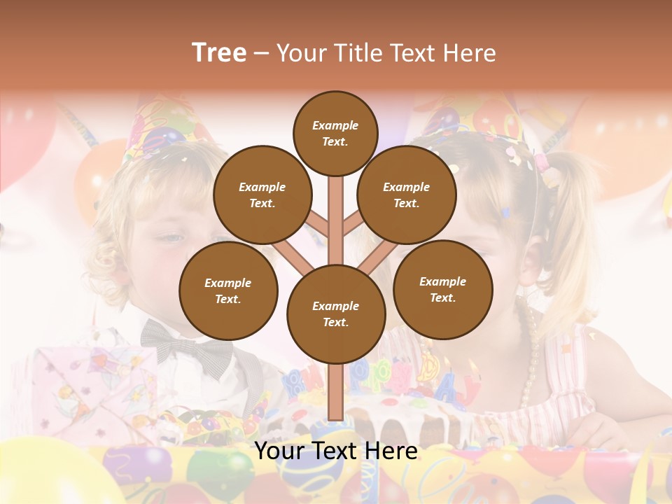 Surprise Birthday Colour PowerPoint Template