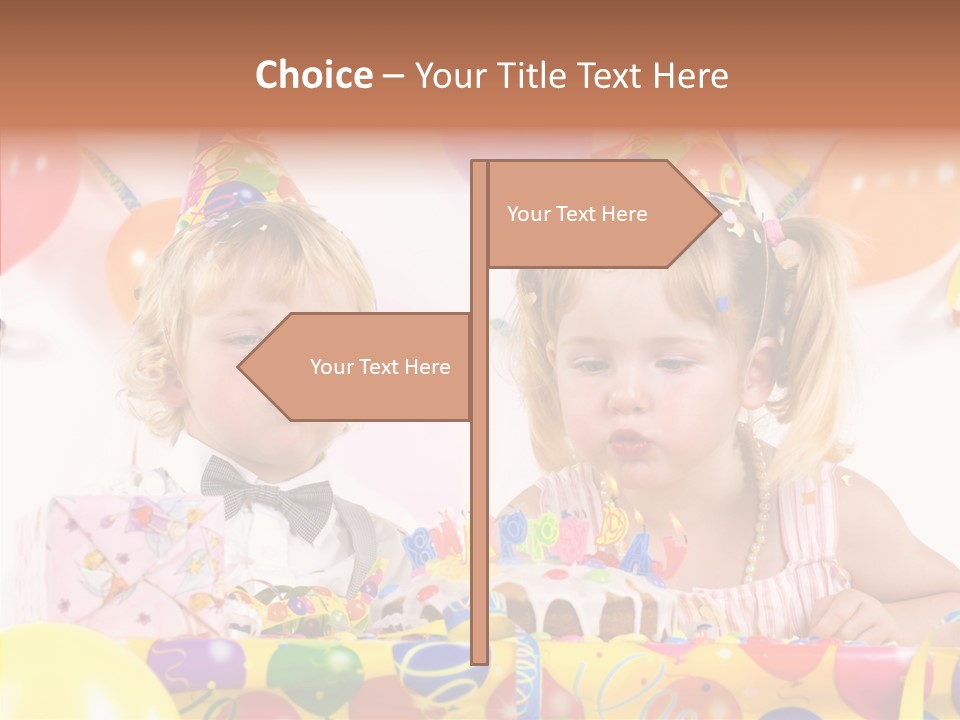 Surprise Birthday Colour PowerPoint Template