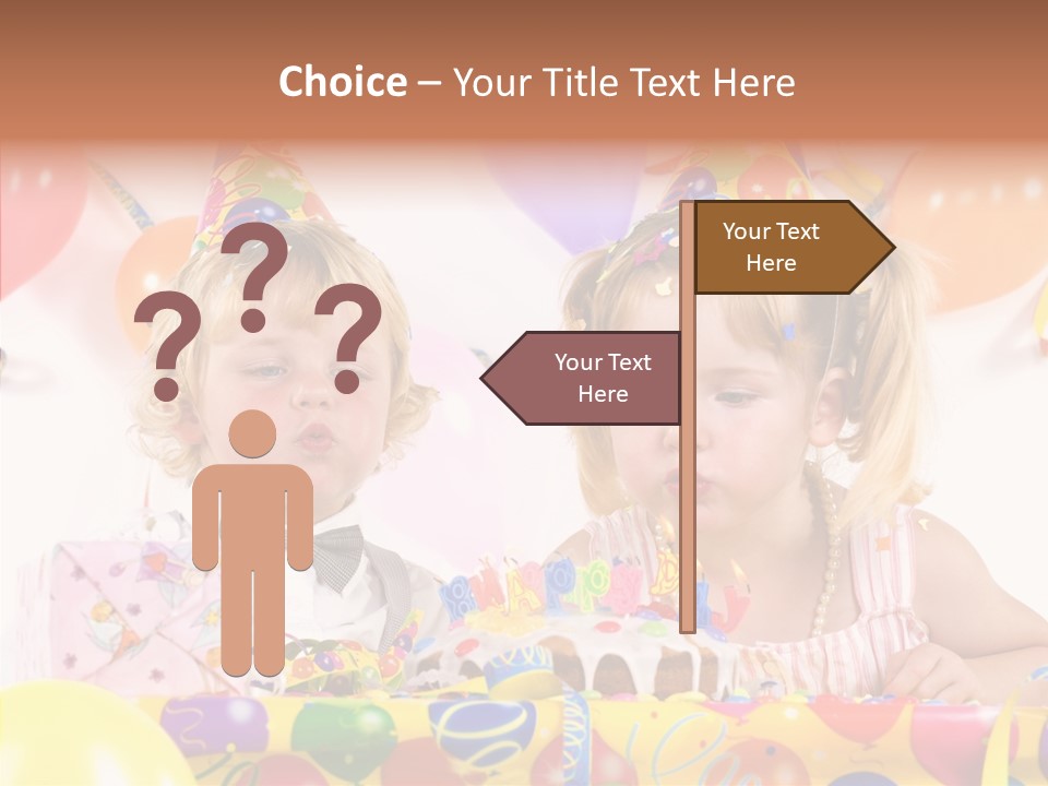 Surprise Birthday Colour PowerPoint Template