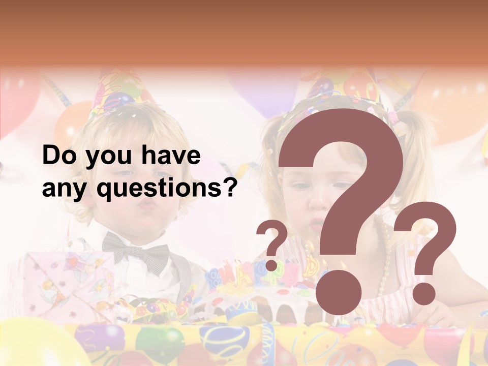 Surprise Birthday Colour PowerPoint Template