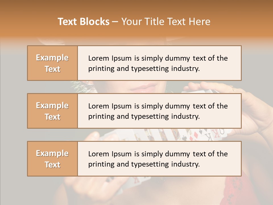 Person Girl Lady PowerPoint Template