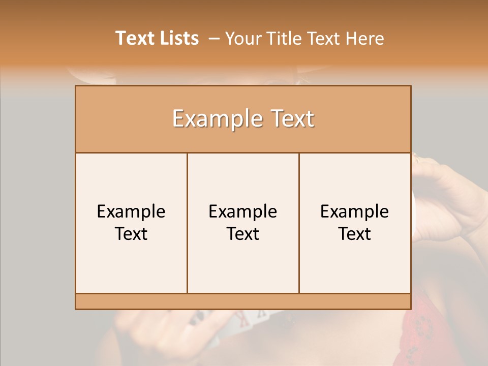 Person Girl Lady PowerPoint Template