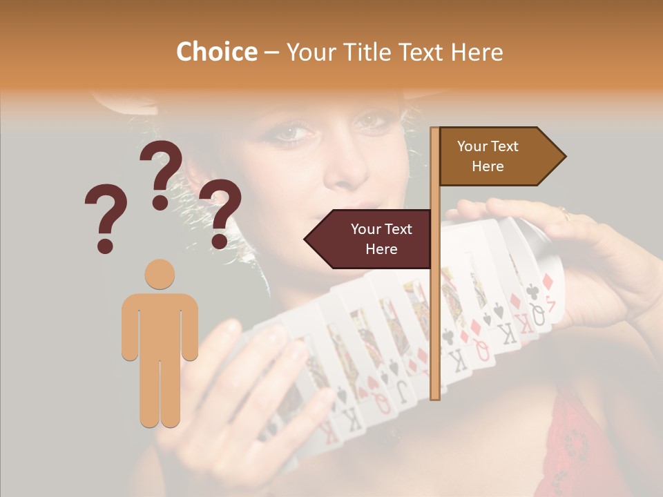 Person Girl Lady PowerPoint Template