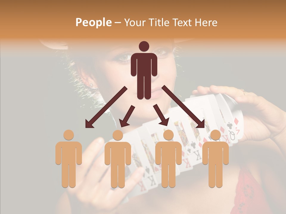 Person Girl Lady PowerPoint Template