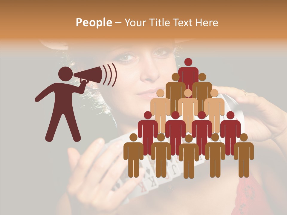 Person Girl Lady PowerPoint Template