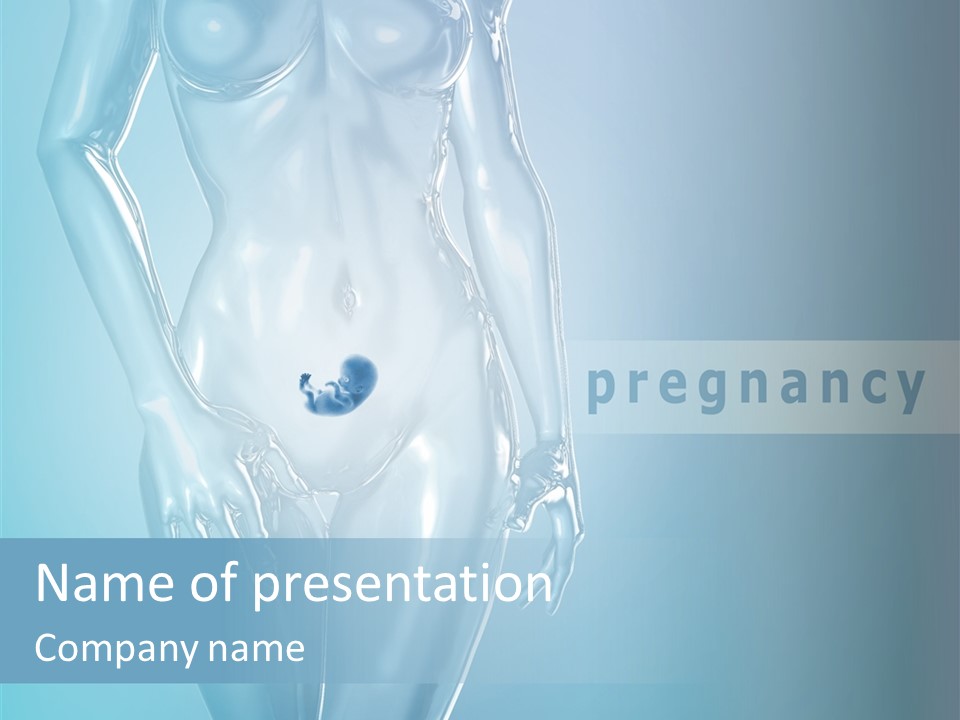 Embryo Fatherhood Creation PowerPoint Template