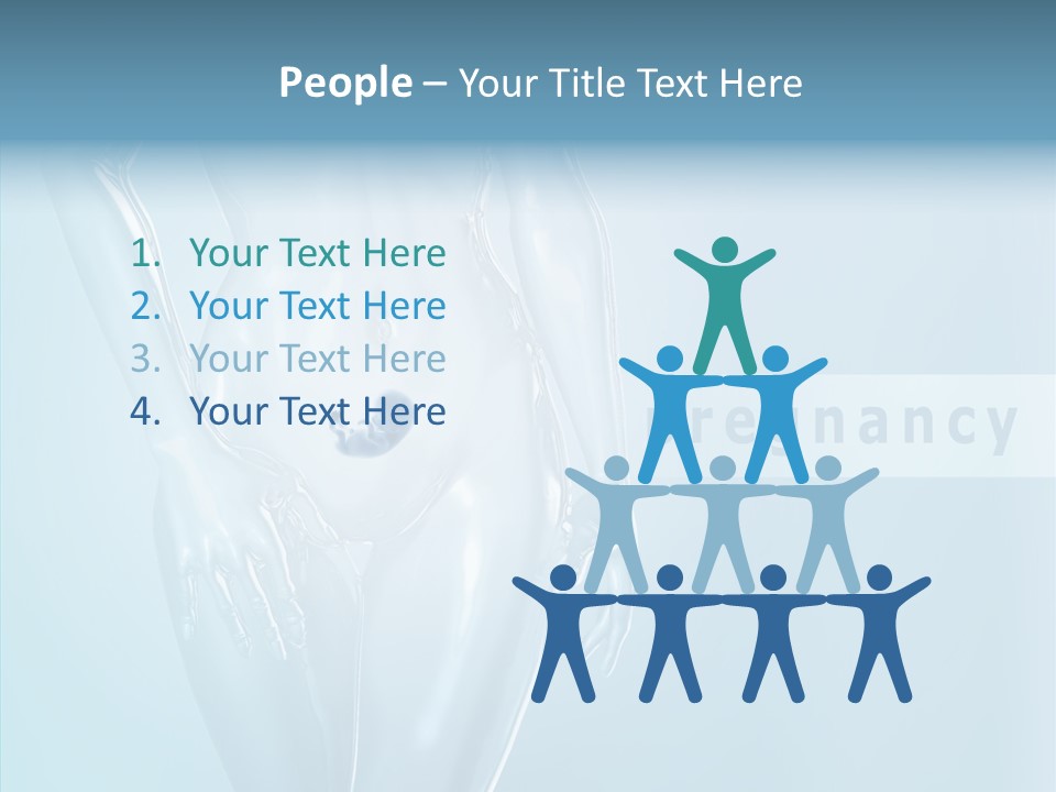 Embryo Fatherhood Creation PowerPoint Template