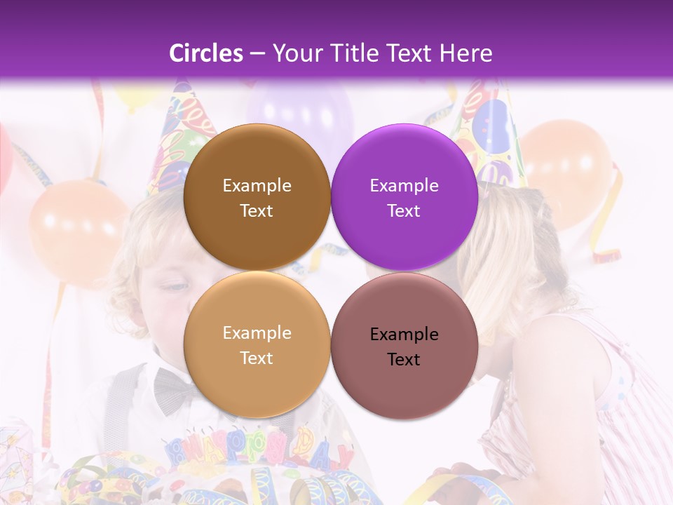 Cute Surprise Chaplet PowerPoint Template