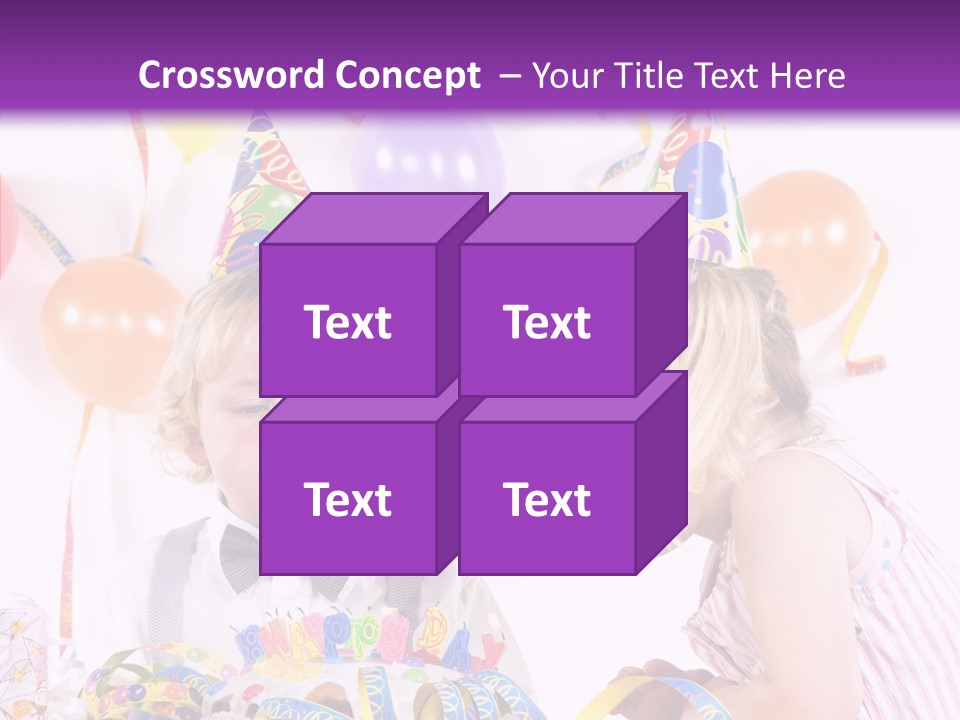 Cute Surprise Chaplet PowerPoint Template