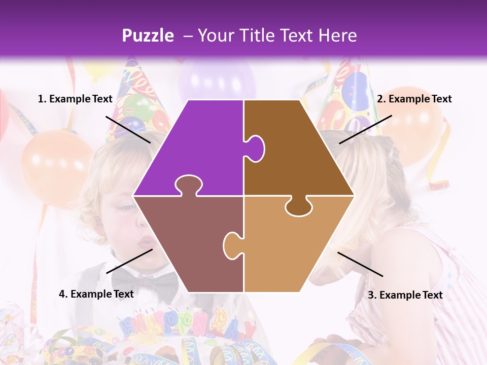 Cute Surprise Chaplet PowerPoint Template