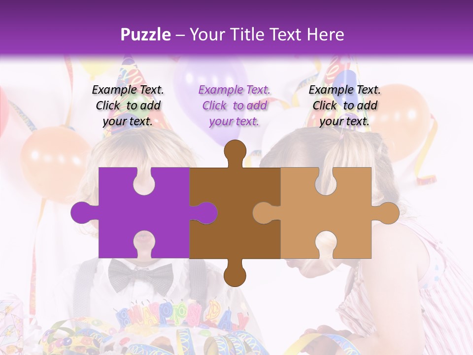 Cute Surprise Chaplet PowerPoint Template